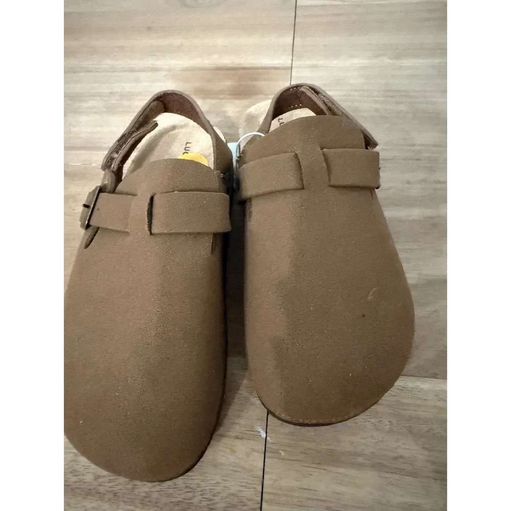 Lucky Brand Toddler Brown Clog‎ Sandals Buckle Strap Size 3 NWT Minor Mark